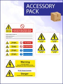 Battery Hazard Label Pack