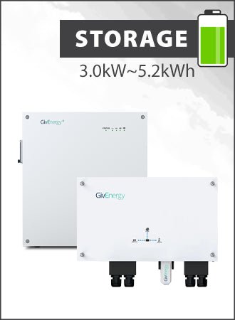 GivEnergy 3.0kW AC Coupled inverter with 5.2kWh Battery Package (5.2kWh)