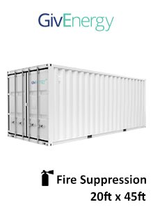 GivEnergy Commercial Storage - 20 Foot Container with Fire Suppression