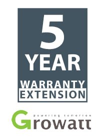 Growatt Warranty Ext.of 5 years (Total 15y) for MIN6000TL-X