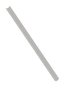 Corner Piece L (thickness 2mm) adjustable length: delivered 1233mm