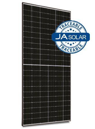 JA Solar Integrated Traceable System 500W Mono PERC Half-Cell MBB Silver Frame TS MC4 Connectors