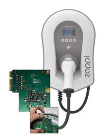 Eco-smart Single Phase EV Charge Point 7kW Type 2 Tethered White with Tamper Kit